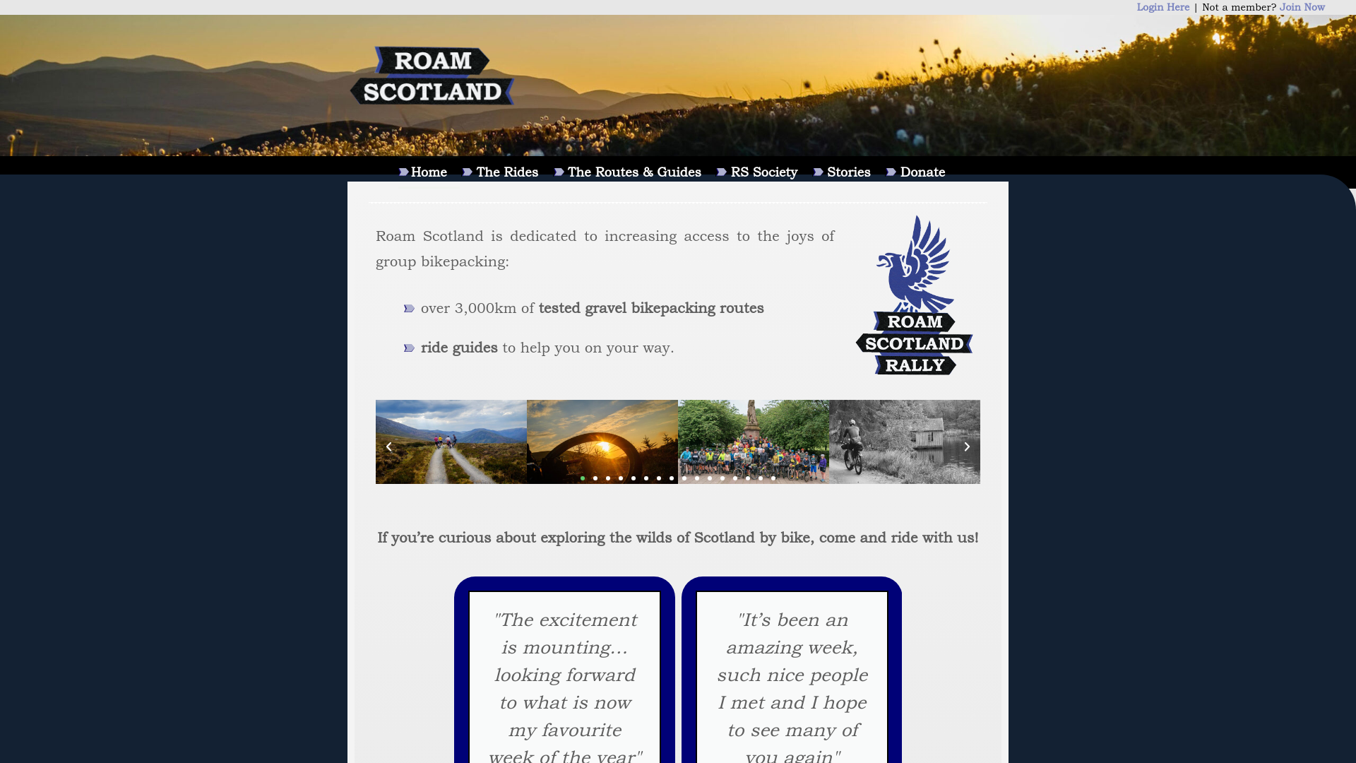 Website screenshot