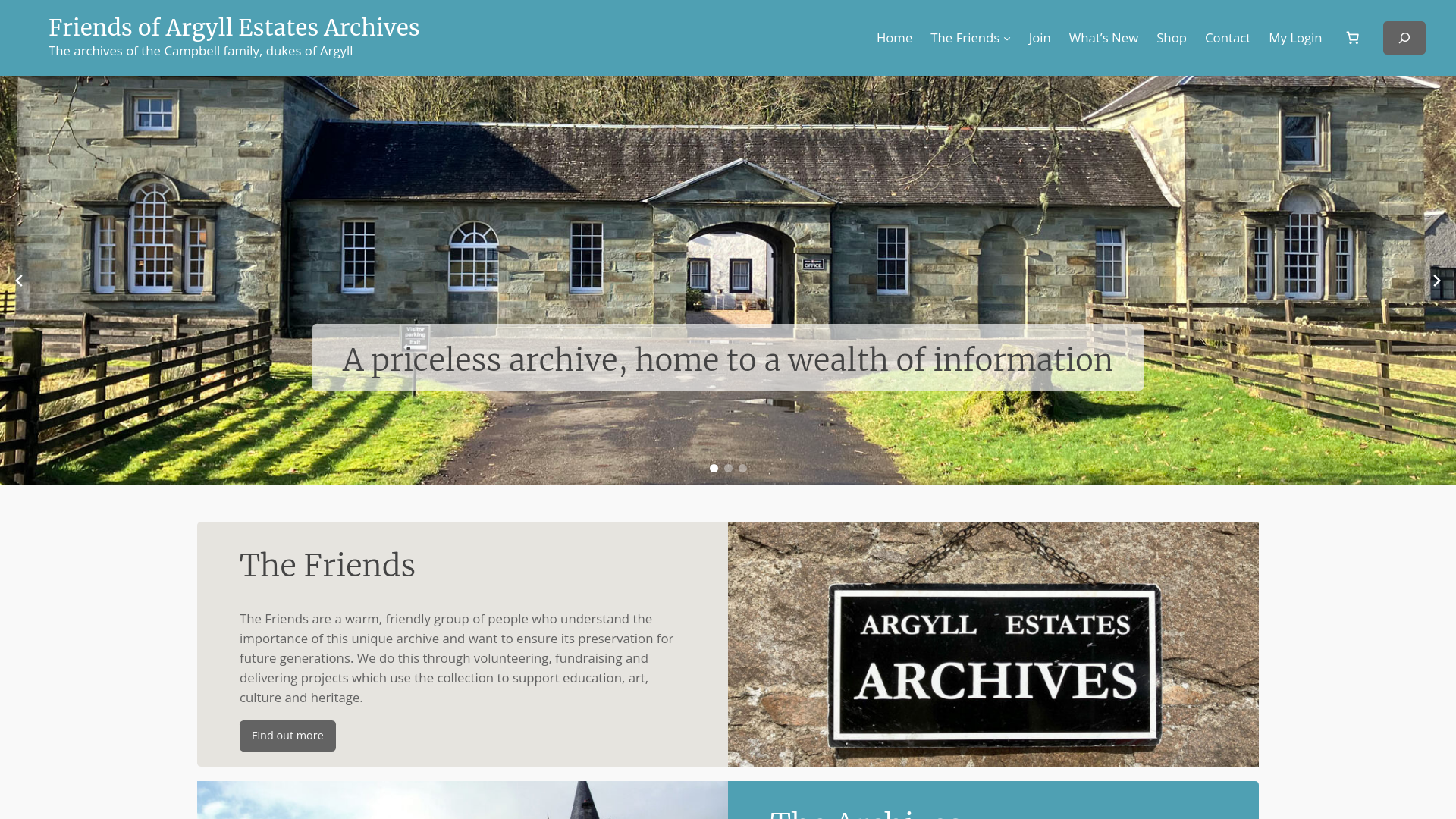 Website screenshot