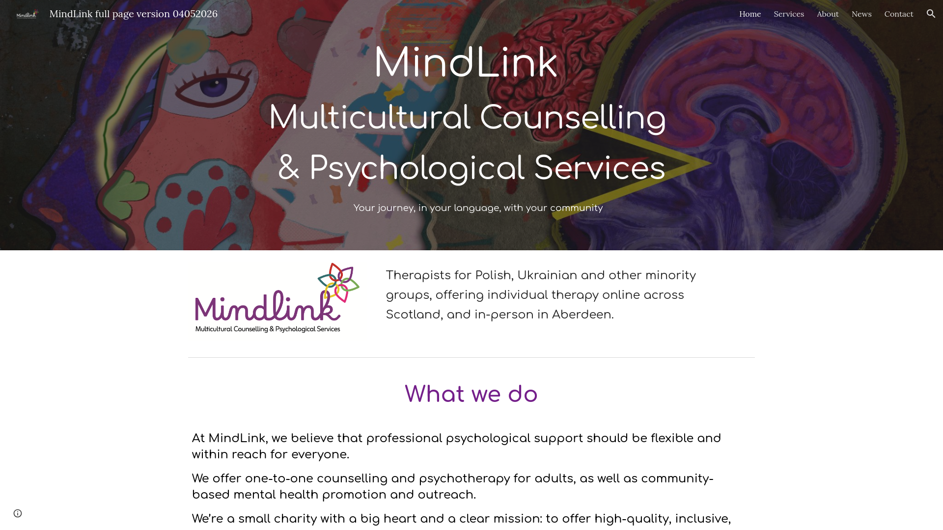 Website screenshot