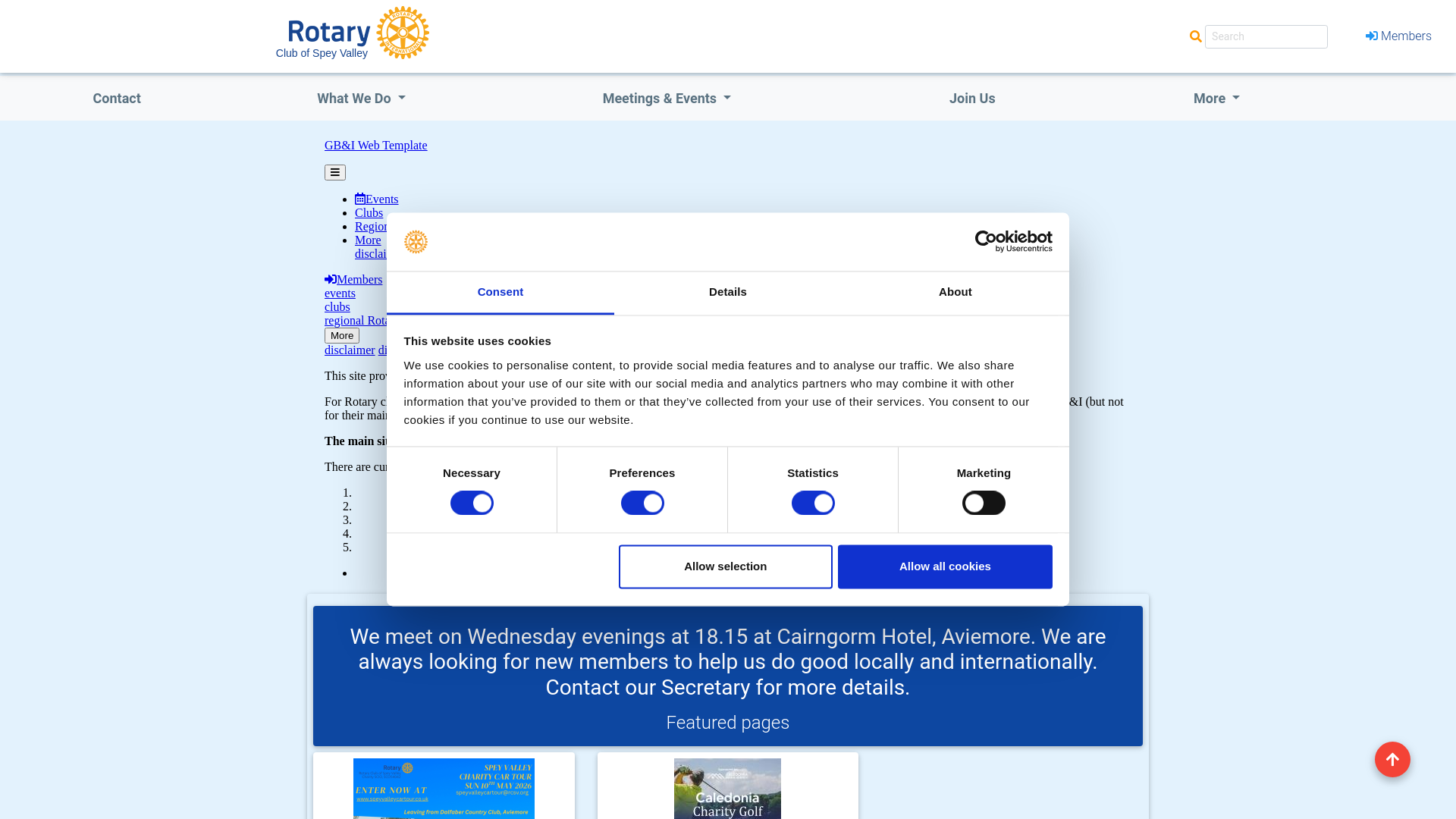 Website screenshot