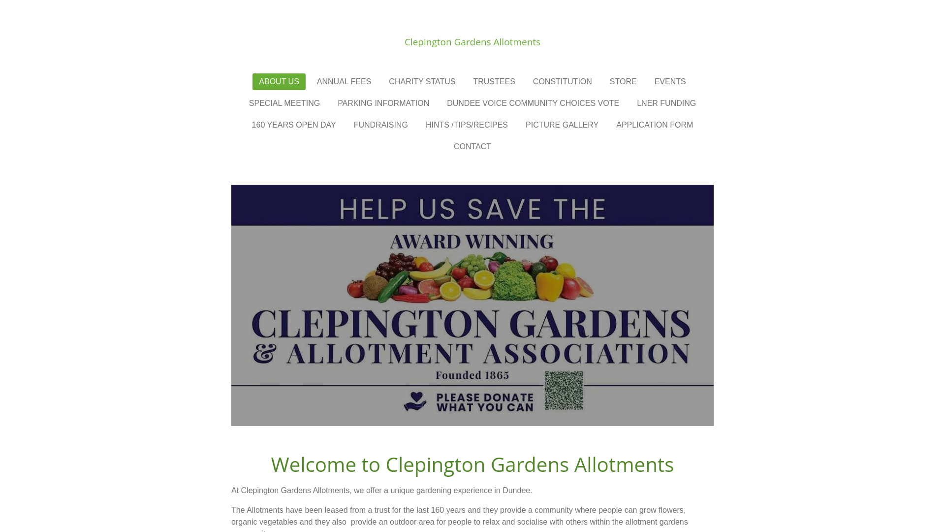 Website screenshot