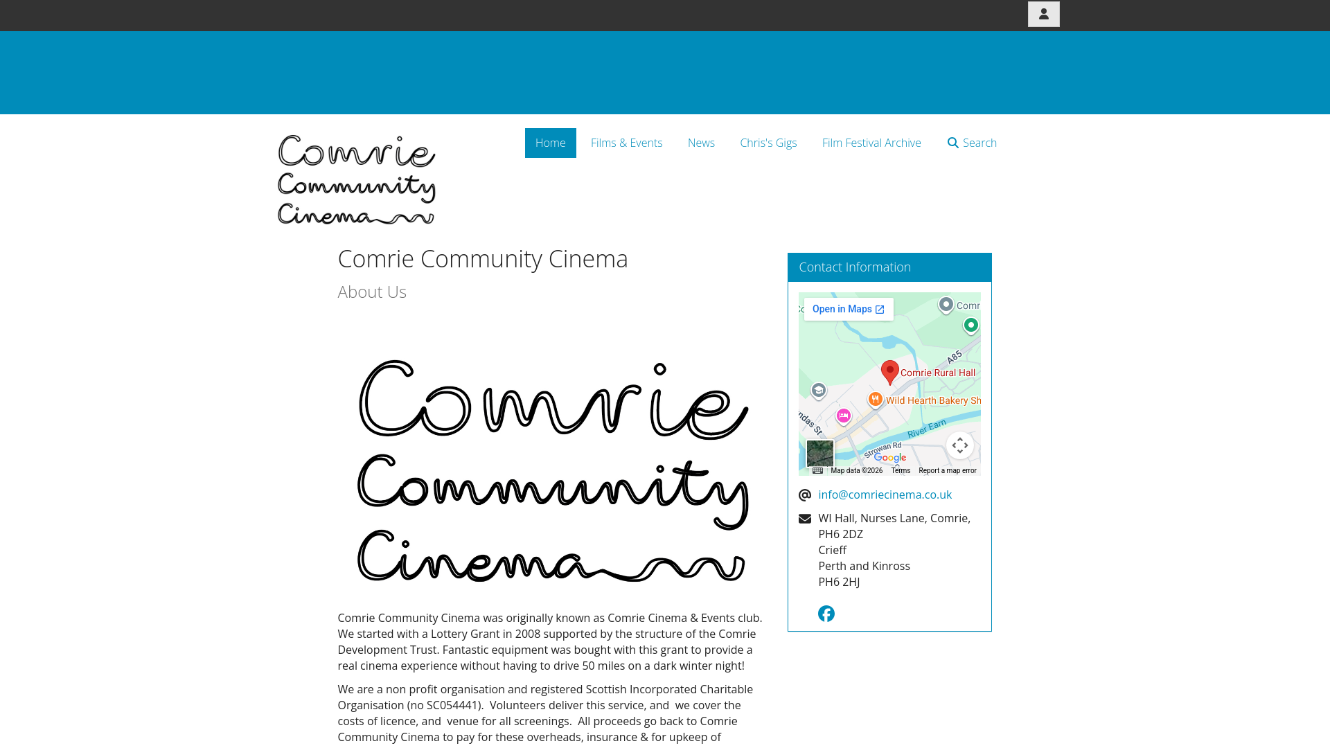 Website screenshot