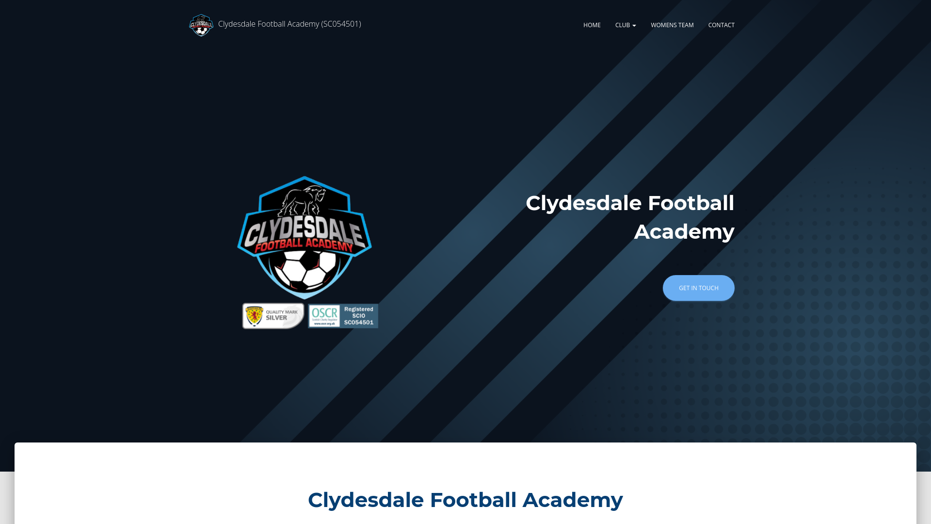 Website screenshot