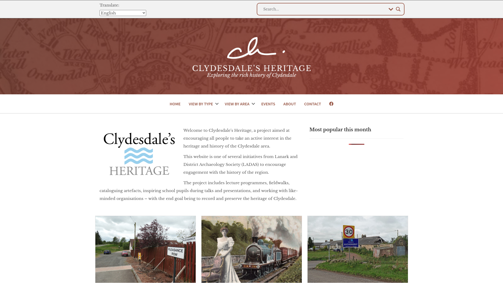 Website screenshot