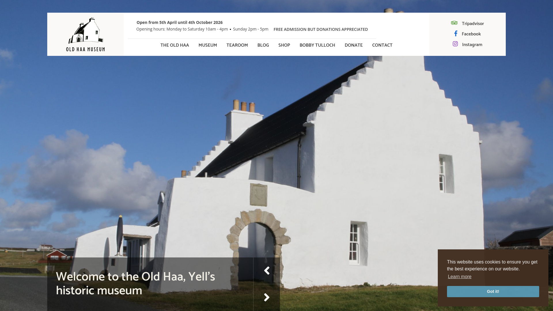 Website screenshot