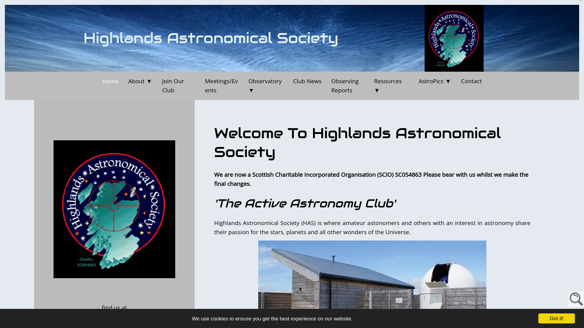 Website screenshot