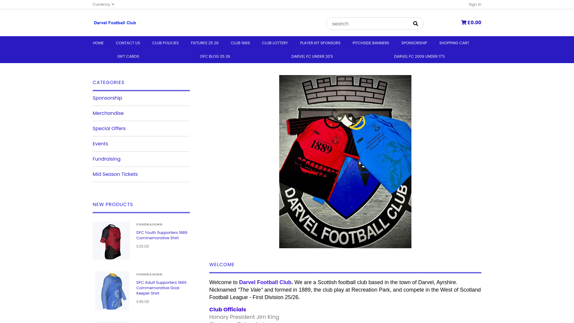 Website screenshot