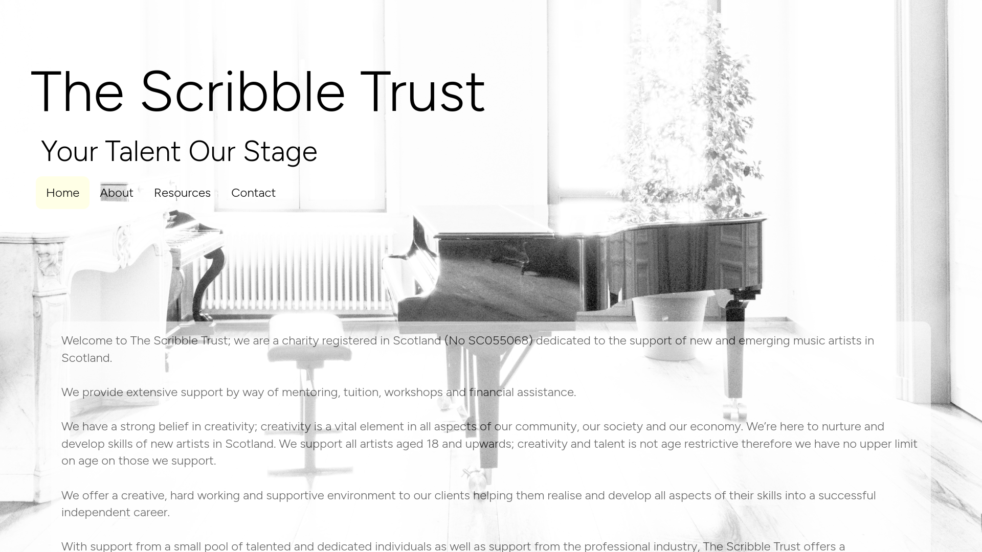 Website screenshot
