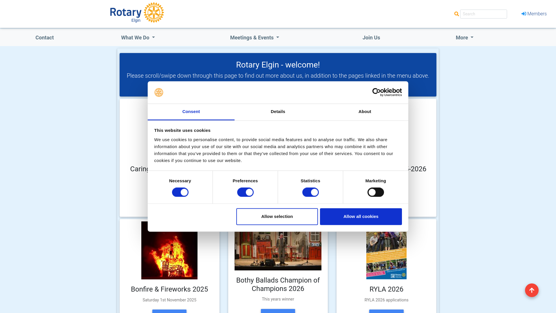 Website screenshot